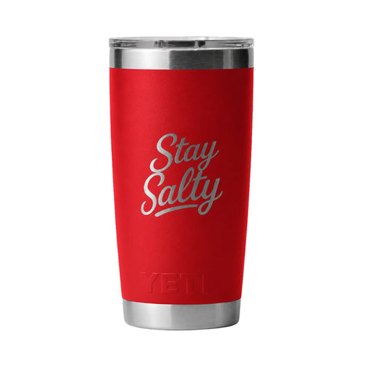 Laser Engraved 20 oz Yeti Tumbler | Stay Salty