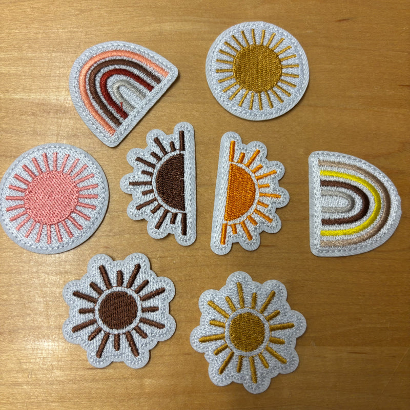 Ezeeteez Sunshine and Rainbows Patches