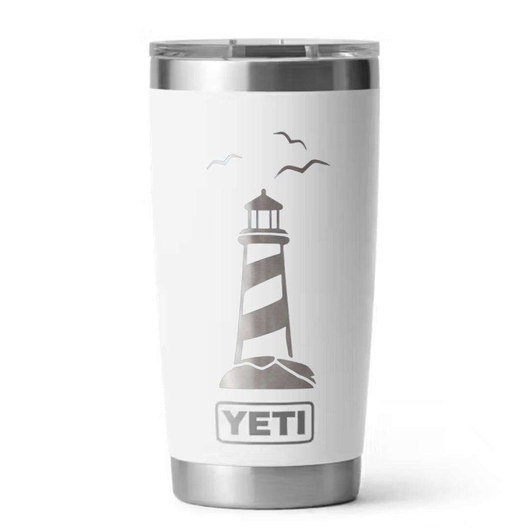 Laser Engraved 20 oz Yeti Tumbler