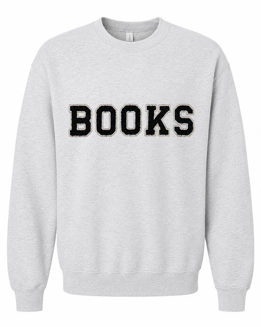 Chenille Crewneck Sweatshirt | Books