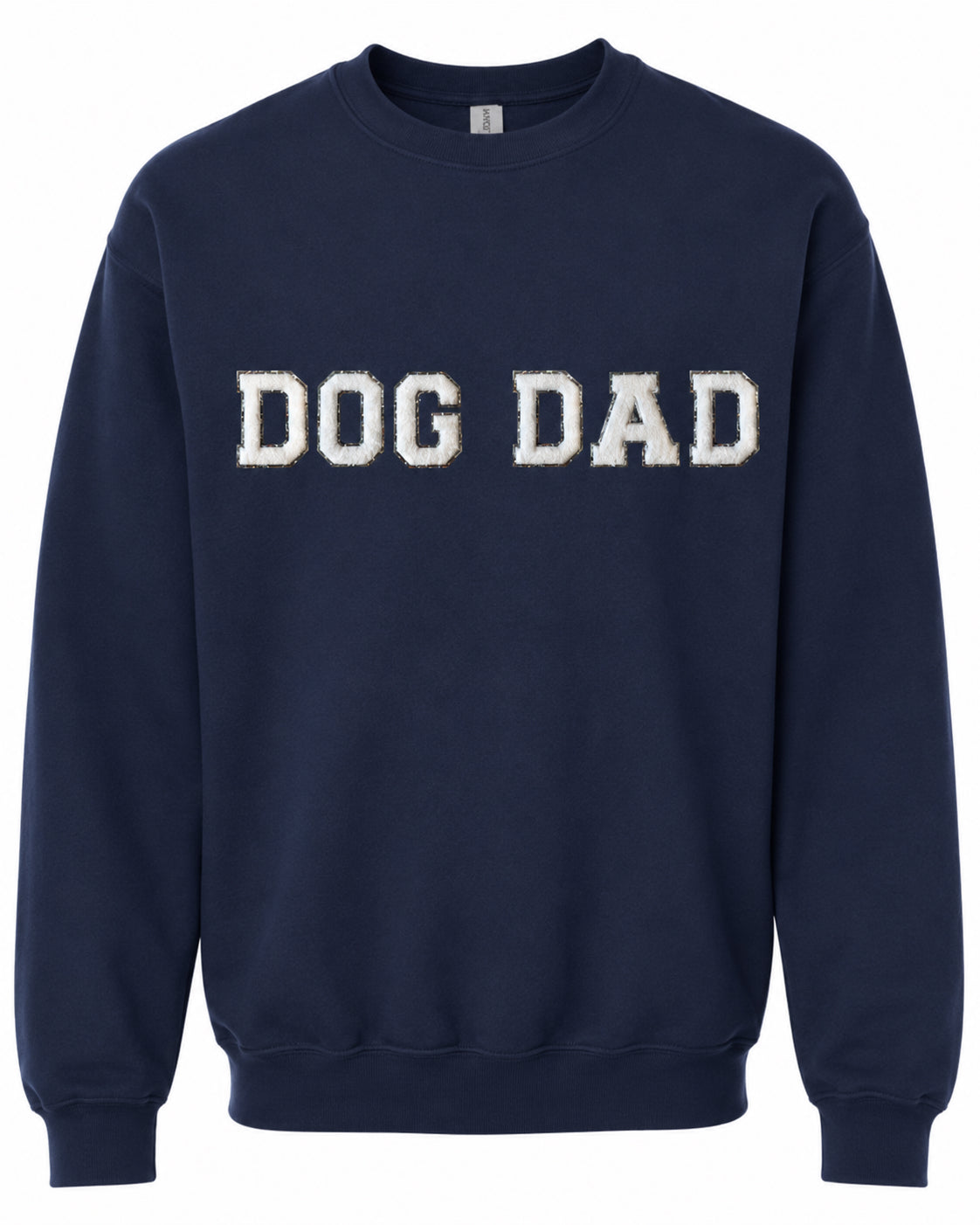 Chenille Crewneck Sweatshirt | Dog Dad
