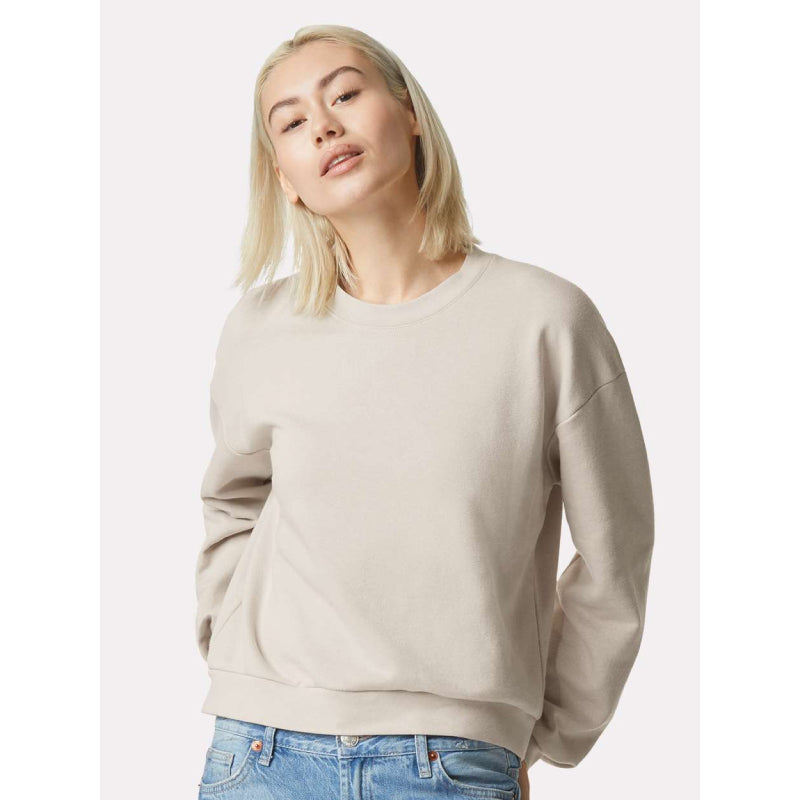 Ezeeteez American Apparel Women's ReFlex Fleece Crewneck Sweatshirt