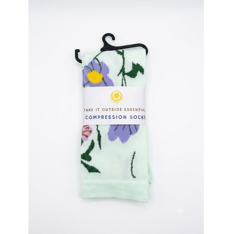 Take It Outside Essentials Bright Compression Socks