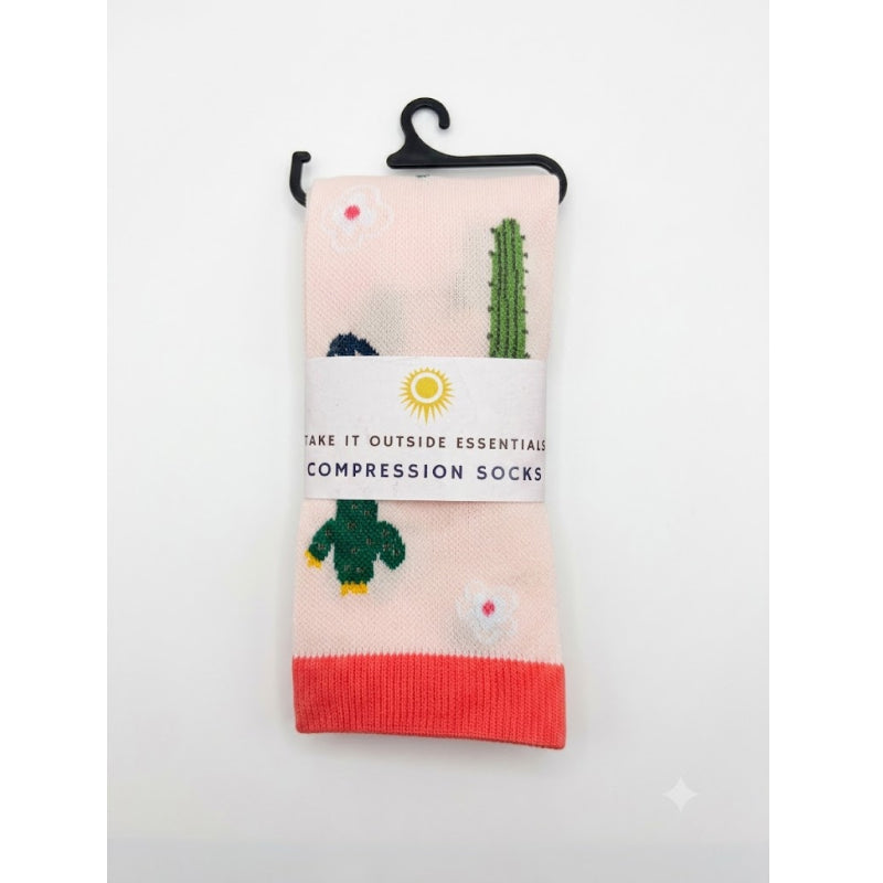 Take It Outside Essentials Bright Compression Socks