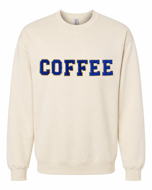 Chenille Crewneck Sweatshirt | Coffee