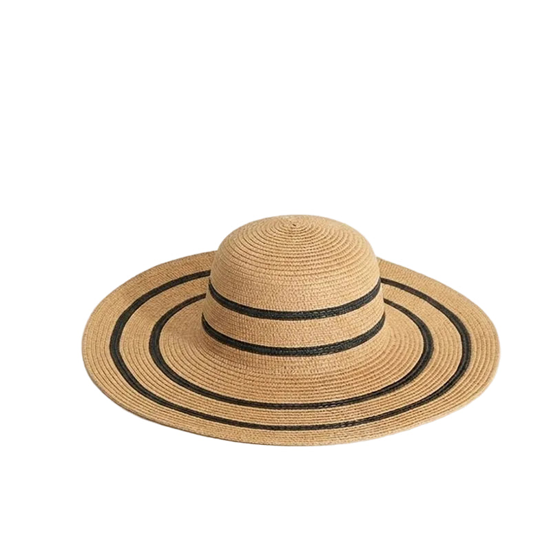 Take It Outside Essentials Striped Straw Beach Hat
