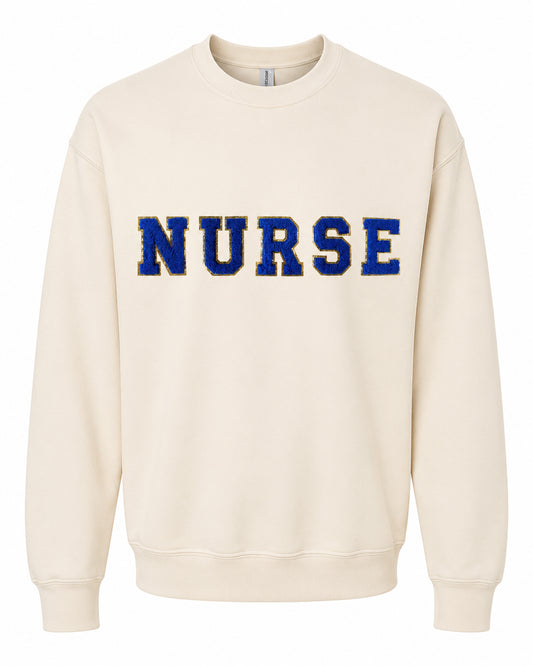 Chenille Crewneck Sweatshirt | Nurse