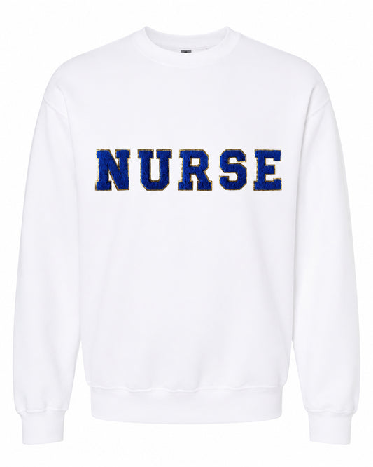Chenille Crewneck Sweatshirt | Nurse