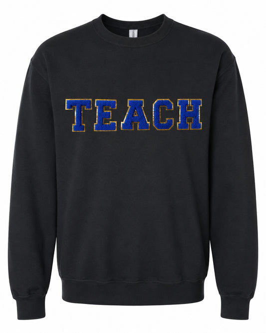 Chenille Crewneck Sweatshirt | Teach