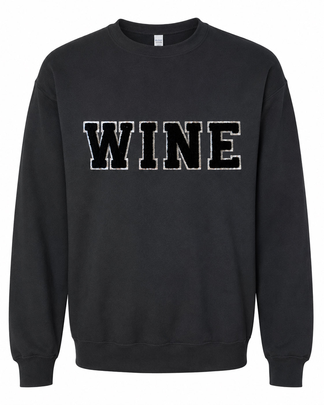 Chenille Crewneck Sweatshirt | Wine