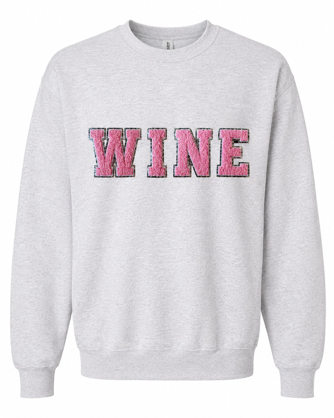 Chenille Crewneck Sweatshirt | Wine