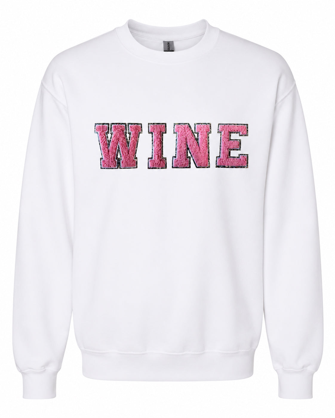 Chenille Crewneck Sweatshirt | Wine